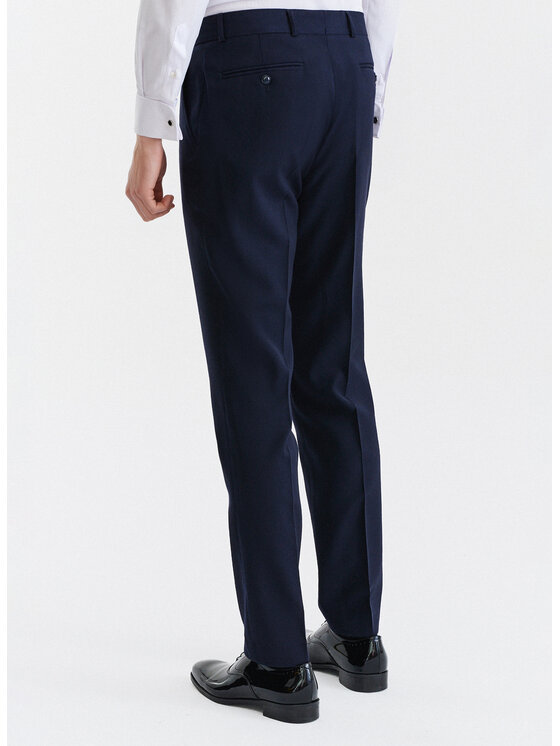 Pako Lorente Pako Lorente Spodnie garniturowe P000B-6S-002 Granatowy Slim Fit