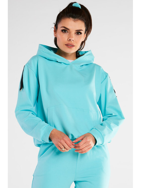 Infinite You Infinite You Bluza M248 Niebieski Basic Fit