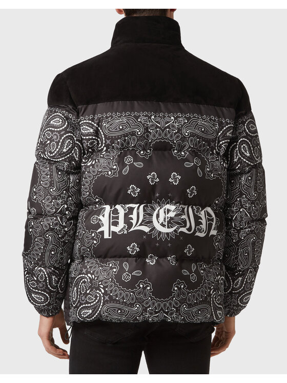 PHILIPP PLEIN PHILIPP PLEIN Kurtka zimowa 1155 Czarny Regular Fit