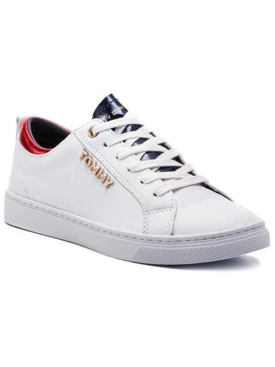 Tommy Hilfiger Tommy Hilfiger Sneakers City Sneaker FW0FW03776 Alb