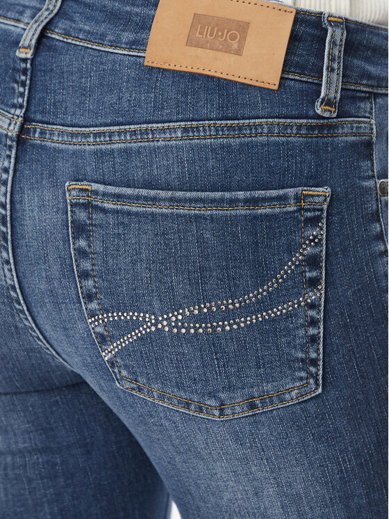 Liu Jo Liu Jo Teksad UF6061 DS081 Sinine Flared Leg