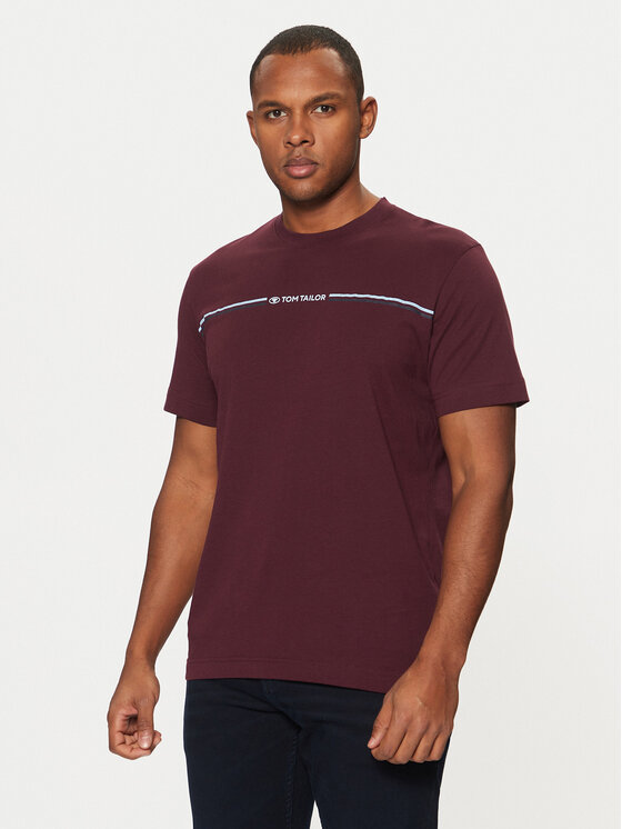 Tom Tailor Tom Tailor T-särk 1037803 Bordoopunane Regular Fit