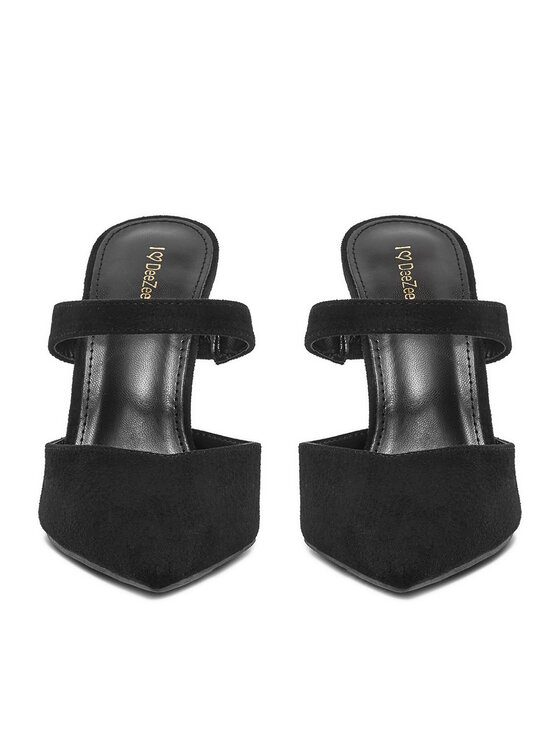 DeeZee DeeZee Pantoletten HT78401-7 Schwarz