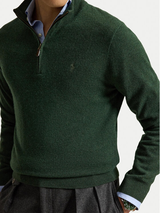 Polo Ralph Lauren Polo Ralph Lauren Sweter 710876756504 Zielony ciemny Regular Fit