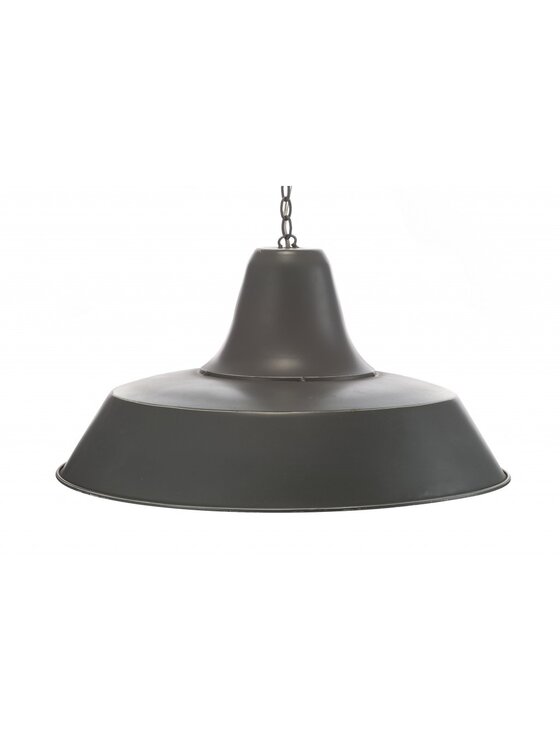 MIAhome MIAhome Lampa Logan popielata matowa Czarny