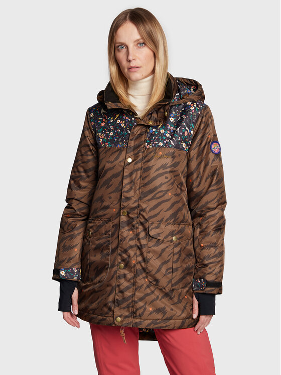 Giacca da sci Trix Marrone Oversize
