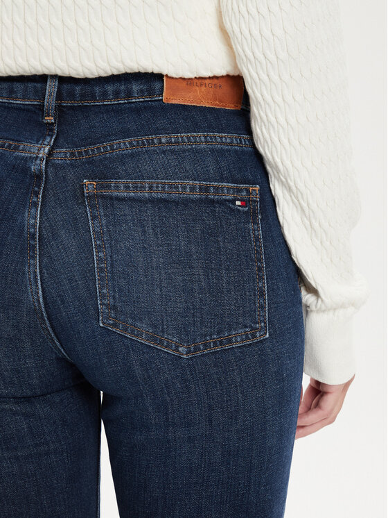 Tommy Hilfiger Tommy Hilfiger Džinsi WW0WW42490 Tumši zils Bootcut Fit