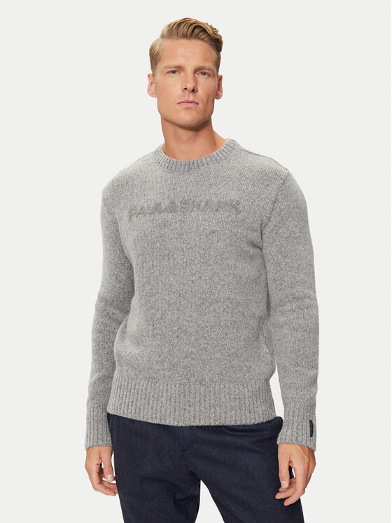 Paul&Shark Paul&Shark Пуловер 14311047 Сив Regular Fit