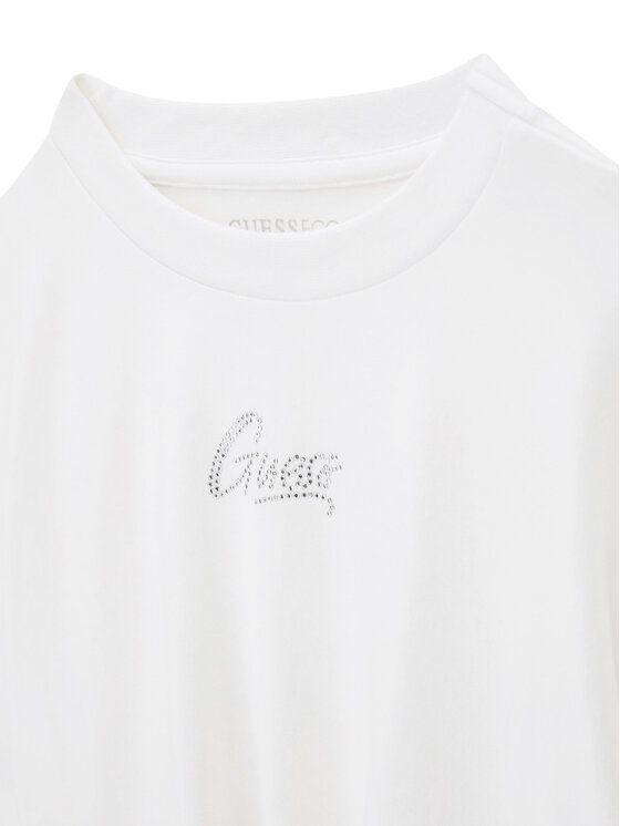 Guess Guess T-krekls J6GI29 K6YW4 Balts Relaxed Fit