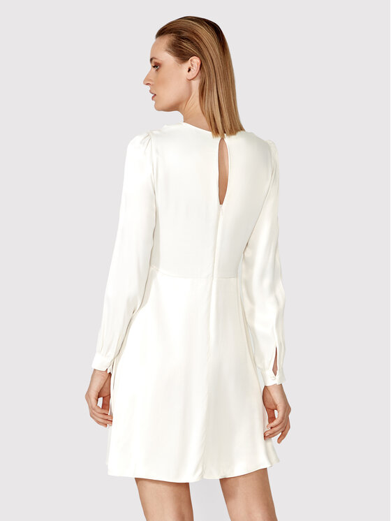 Simple Simple Ежедневна рокля SUD074 Бежов Regular Fit