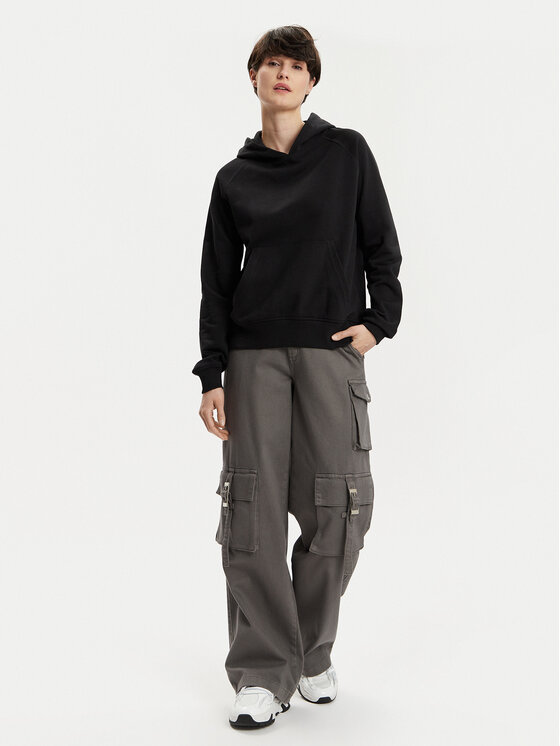 4F 4F Μπλούζα 4FWSS24TSWSF0955 Μαύρο Regular Fit