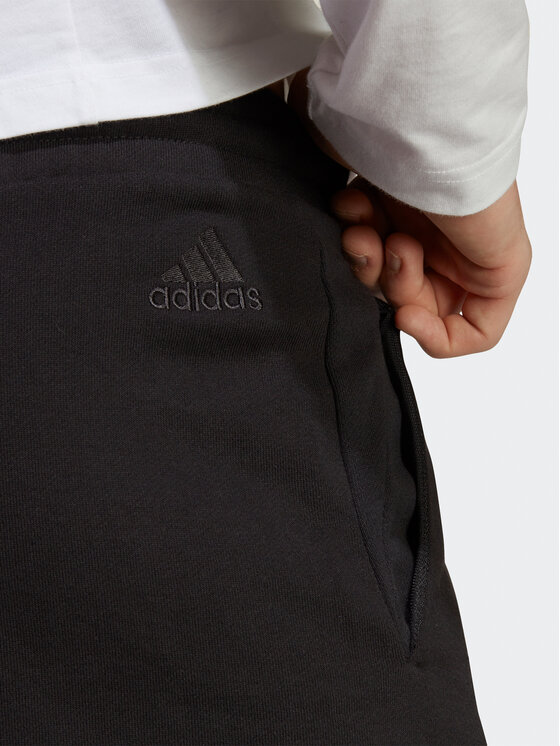 adidas adidas Αθλητικό σορτς Essentials Big Logo French Terry Shorts IC9401 Μαύρο Regular Fit