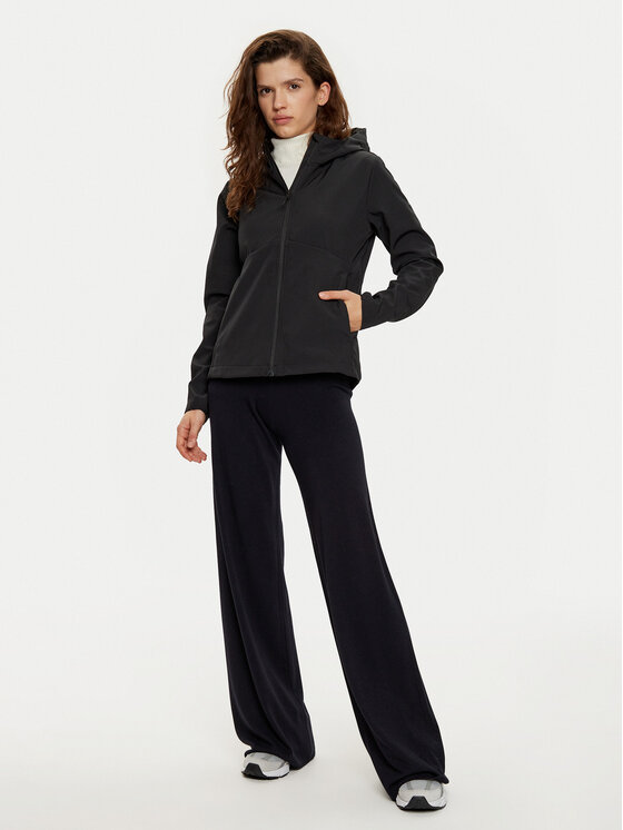 4F 4F Kurtka softshell 4FWAW24TSOFF285 Czarny Regular Fit