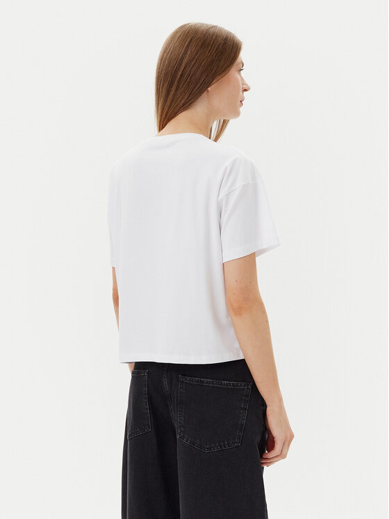 Gaudi Gaudi T-shirt 511BD64027 Bijela Regular Fit