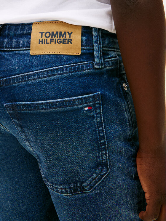 Tommy Hilfiger Tommy Hilfiger Blugi KB0KB10040 M Bleumarin Straight Fit