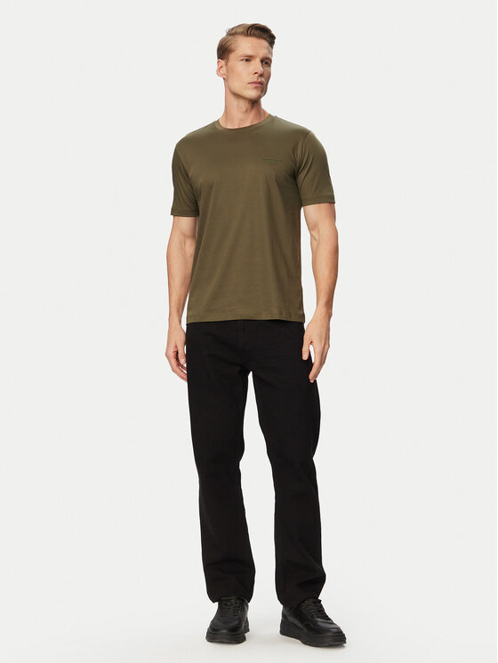 BOSS BOSS T-krekls TS_PS Spirit 70 50562696 Zaļš Regular Fit