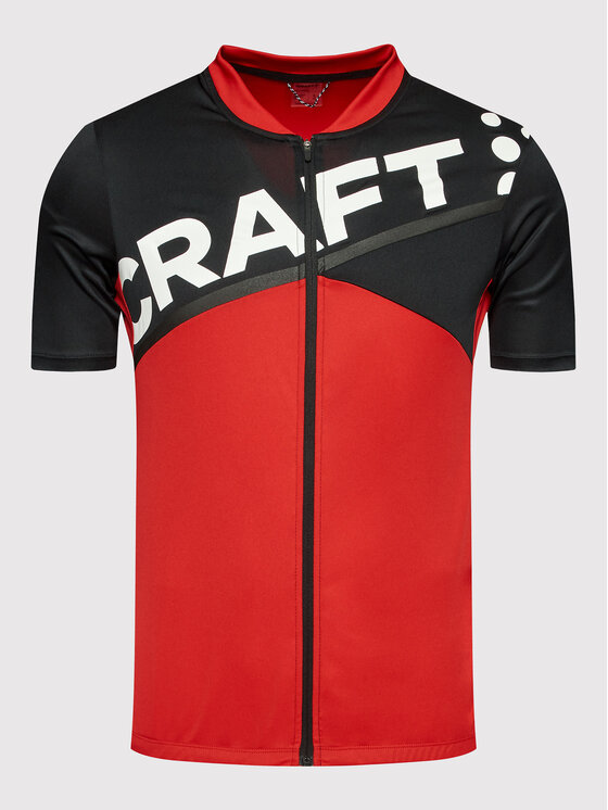 Craft Craft Tricou de ciclism Core Endur Logo 1910528 Roșu Regular Fit
