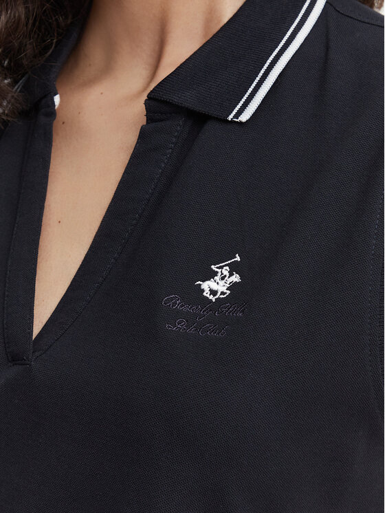 Beverly Hills Polo Club Beverly Hills Polo Club Polo P-SS26W-P0022 Σκούρο μπλε Regular Fit