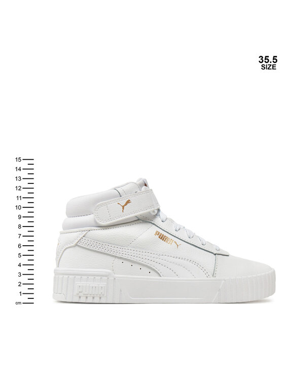 Puma Puma Sneakersy Carina 2.0 Mid Jr 387376 03 Biały