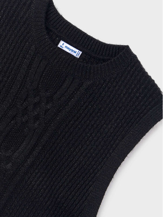 Mayoral Mayoral Sweter 7.314 Czarny Regular Fit