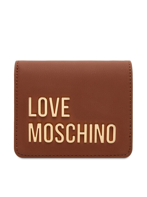 LOVE MOSCHINO Mały Portfel Damski JC5612PP1NKD0312 Brązowy
