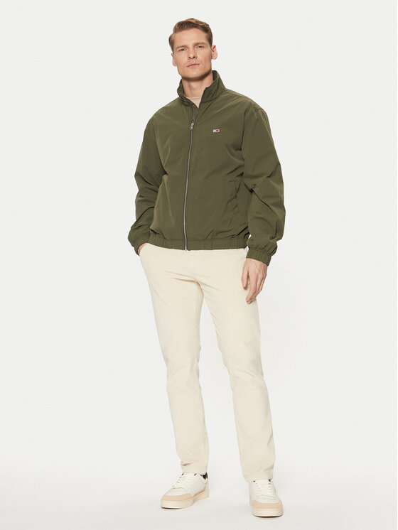 Tommy Jeans Tommy Jeans Átmeneti kabát Essential DM0DM20655 Zöld Regular Fit