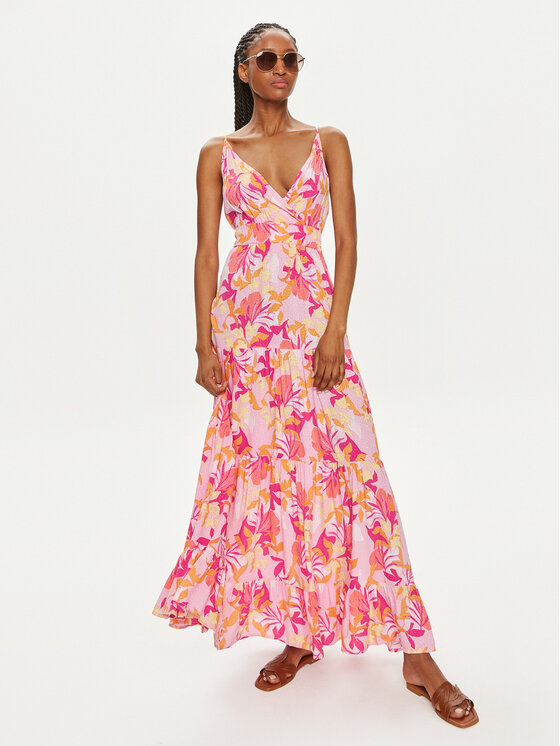 YAS YAS Sommerkleid Tropia 26033844 Bunt Regular Fit
