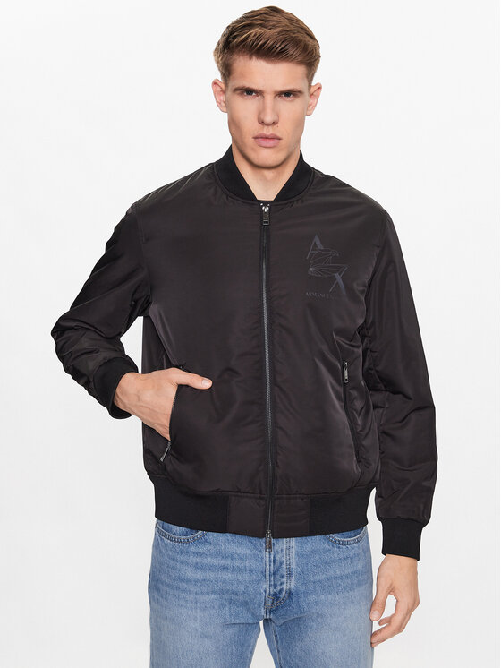 Armani Exchange Armani Exchange Bundy bomber 6RZB05 ZNUEZ 1200 Čierna Regular Fit