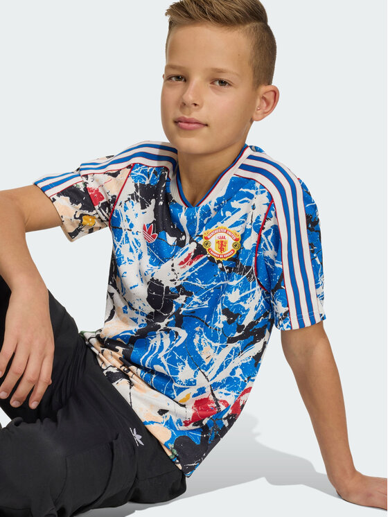 adidas adidas Koszulka techniczna Manchester United Stone Roses Jersey Kolorowy Regular Fit