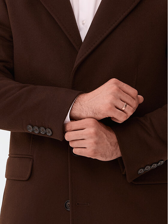 Evenemen Evenemen Płaszcz zimowy FLORESTI II TABACCO Brązowy Slim Fit