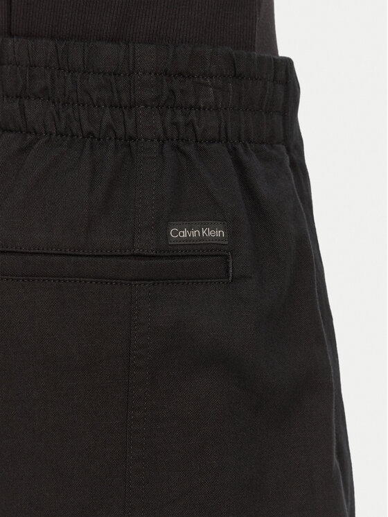 Calvin Klein Jeans Calvin Klein Jeans Bermudy J20J225219 Černá Relaxed Fit