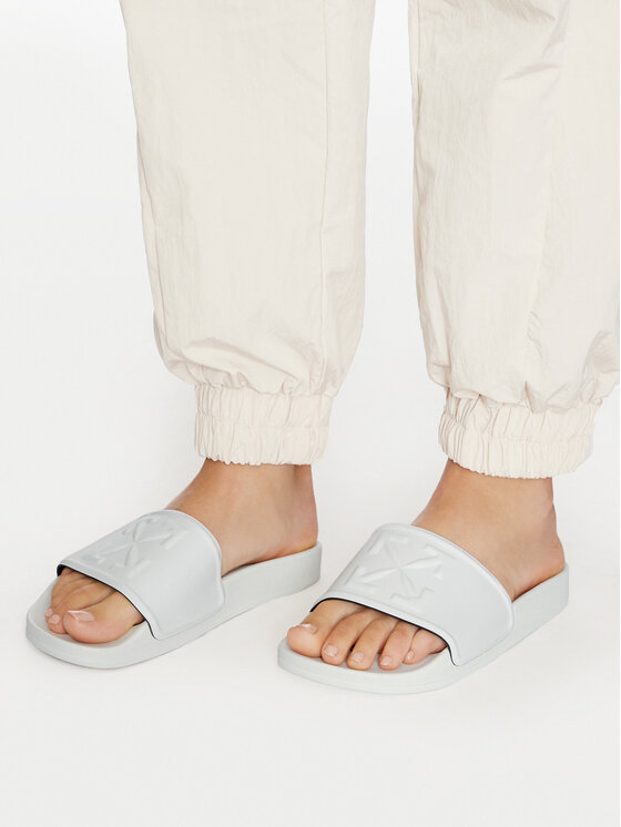 Off-White Off-White Šlepetės OWIC006S22MAT0010100 Balta