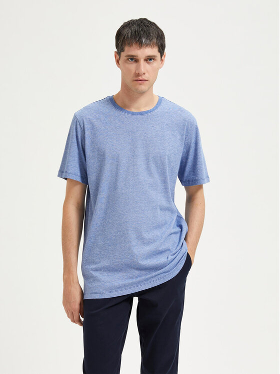 Selected Homme T-shirt 16087843 Plava Regular Fit