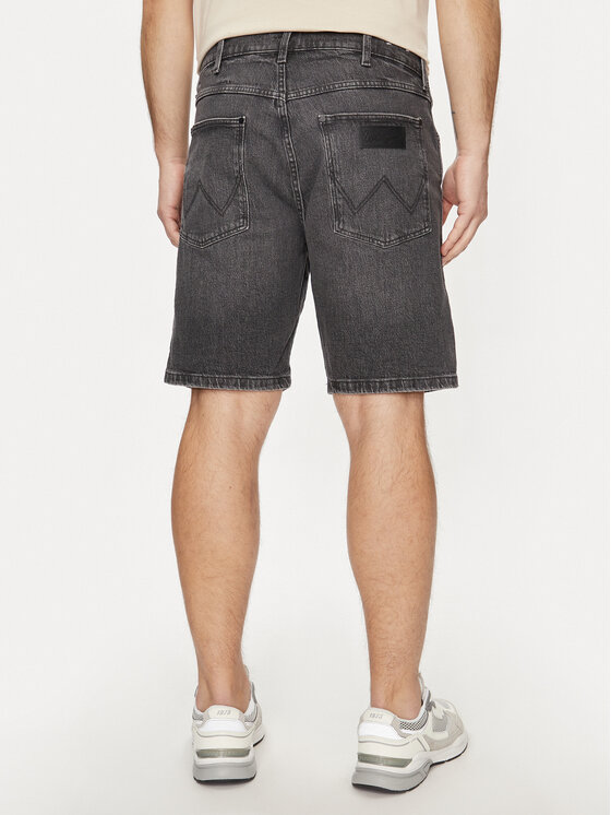 Wrangler Wrangler Szorty jeansowe Frontier 112350897 Szary Relaxed Fit