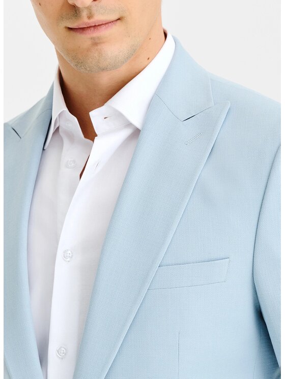 Pako Lorente Pako Lorente Marynarka P25SF-3G-027 Niebieski Slim Fit