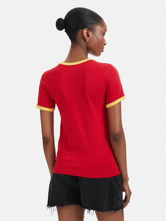 Guess Jeans Guess Jeans T-Shirt W6YI16 K3995 Czerwony Slim Fit