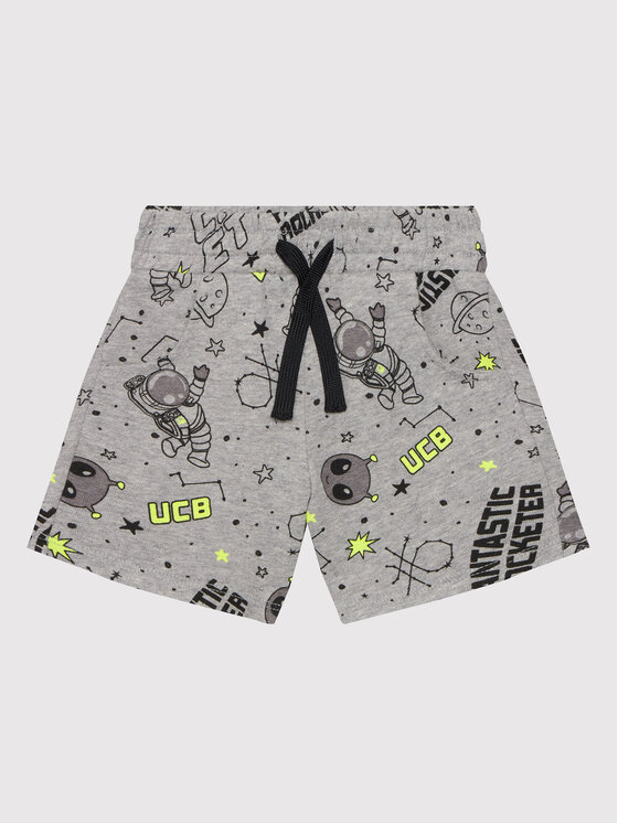 United Colors Of Benetton United Colors Of Benetton Sportske kratke hlače 33AMI0302 Siva Regular Fit