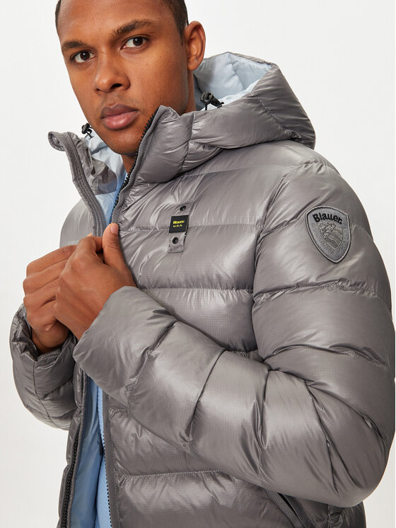 Blauer Blauer Žieminė striukė 24WBLUC02055 005958 Pilka Regular Fit