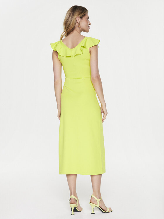Silvian Heach Silvian Heach Kasdieninė suknelė GPP23299VE Geltona Regular Fit