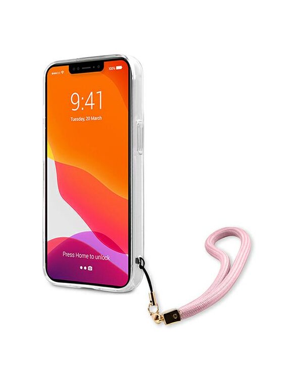 Guess Guess Etui na telefon iPhone 13 Mini Różowy