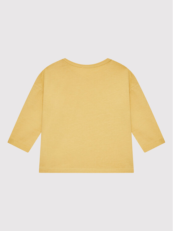 United Colors Of Benetton United Colors Of Benetton Bluza 3ATNA1017 Rumena Regular Fit