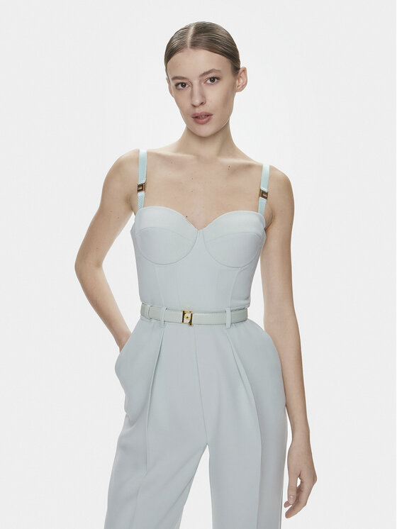 Elisabetta Franchi Elisabetta Franchi Kombinezon TU-014-41E2-V540 Błękitny Regular Fit