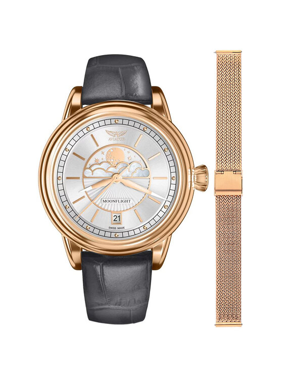 Aviator Aviator Orologio V.1.33.2.251.4GM-SET Oro rosa