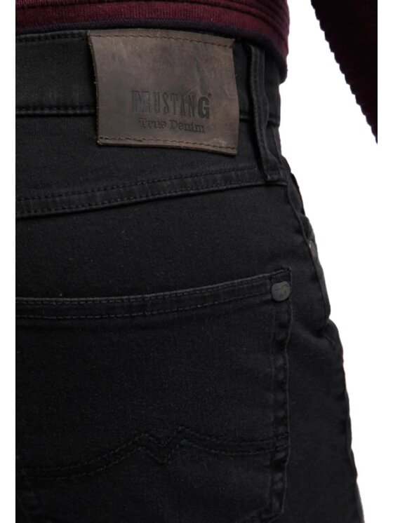 Mustang Mustang Jeansy TRAMPER TAPERED Czarny Slim Fit