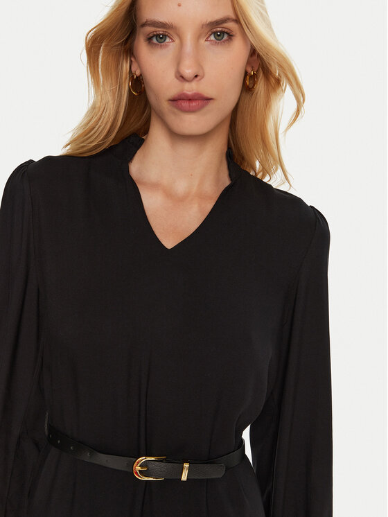 Artigli Artigli Sukienka codzienna ACAB000455 Czarny Regular Fit