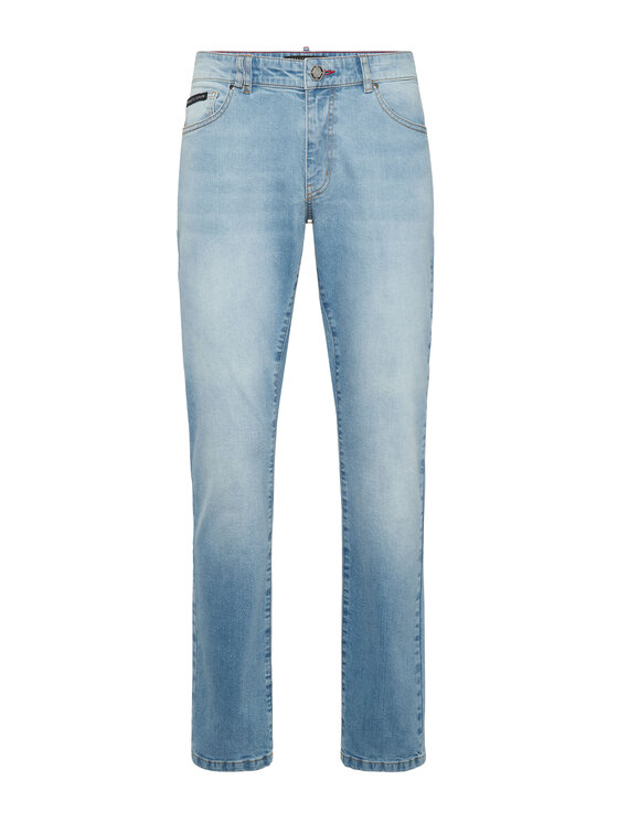 PHILIPP PLEIN PHILIPP PLEIN Jeansy 25897 Niebieski Straight Leg