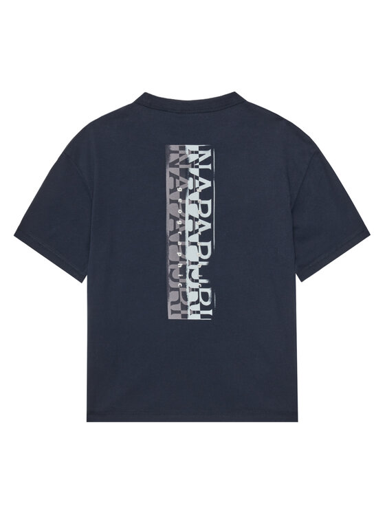 Napapijri Napapijri T-krekls S-Ahr NP0A88ZO M Tumši zils Regular Fit