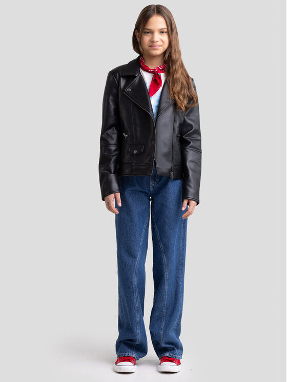 BIG STAR BIG STAR Ramoneska ARIA_906_130 Czarny Classic Fit