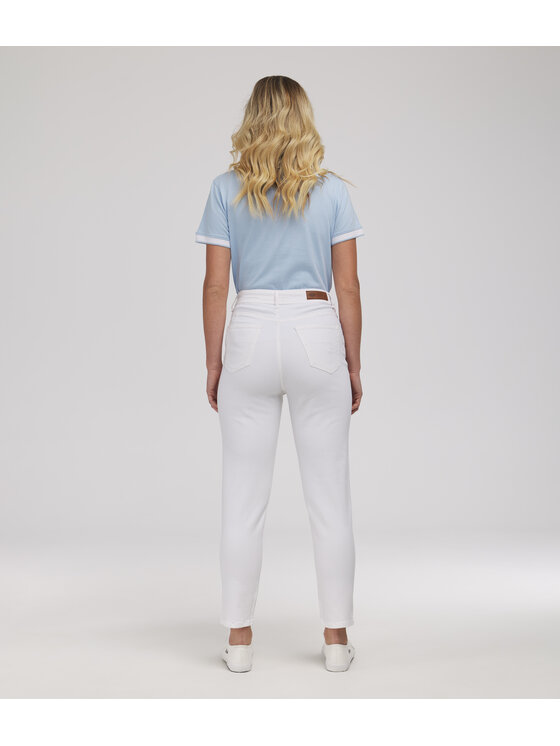 Lee Cooper Lee Cooper Jeansy JEANS D MATEA 2424 WHITE Biały Regular Fit