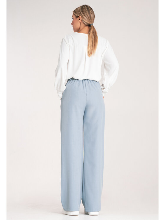 FIGL FIGL Pantaloni palazzo M1129 Blu Palazzo Fit